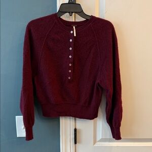 Free People Porta Cashmere Henley